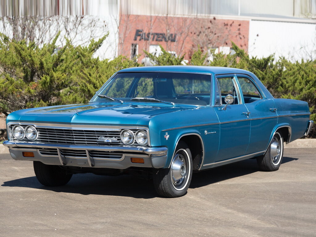 Chevrolet Impala (16369, 16469) 4 поколение, рестайлинг, седан (10.1965 - 09.1966)